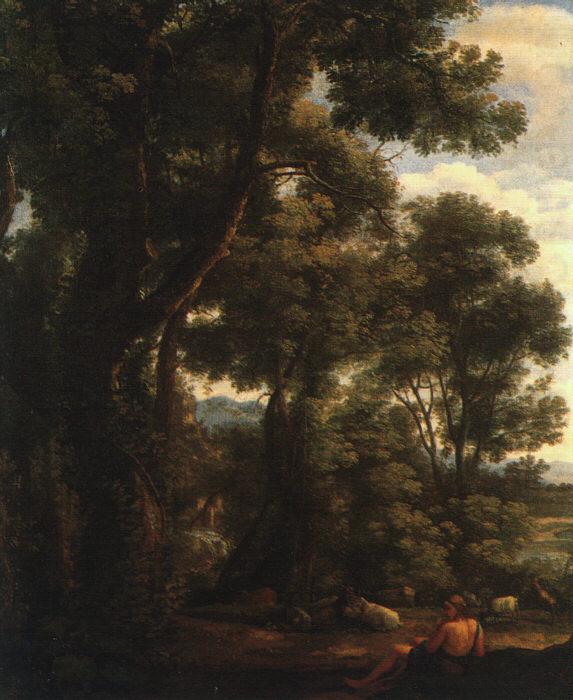 Landscape with Goatherd, Claude Lorrain
